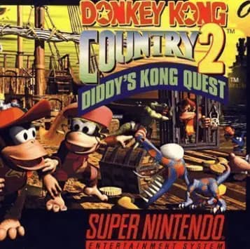 Donkey Kong Country 2-Diddys Kong Quest 1.1 cover